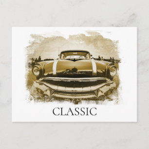 *~* Classic Car Vintage Antique Old Retro Postcard