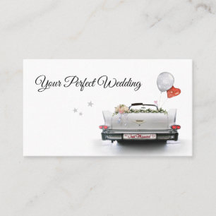 Classic Car Wedding Planner Business Card