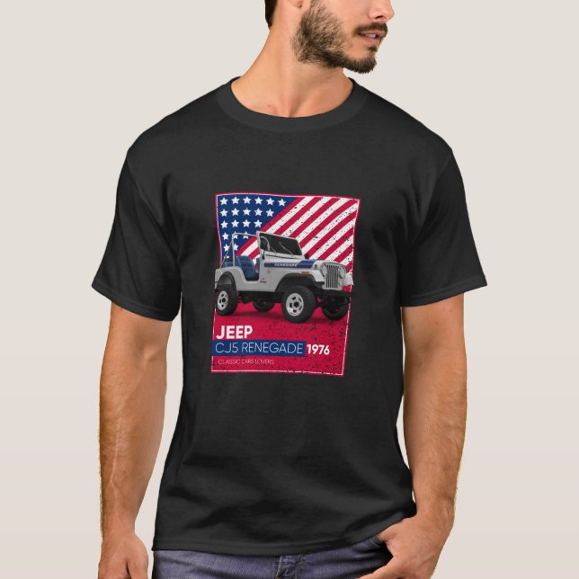 Classic Cars CJ5 Renegade 1976 T-Shirt (Front)