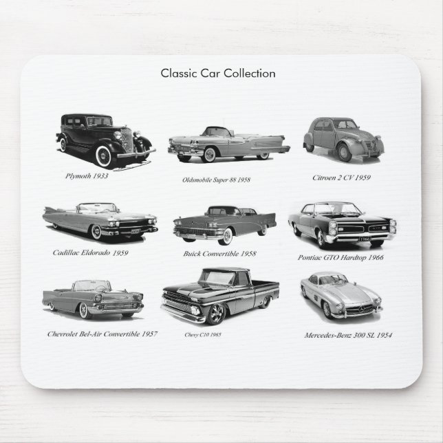 Classic cars image for Mouse pad (Front)