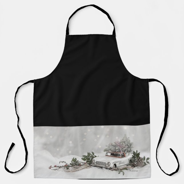 classic cars in the snow apron (Front)