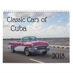 Classic cars of cuba calendar