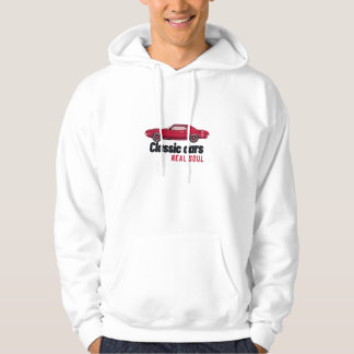 Classic Cars, Real Soul – Vintage Muscle Car Hoodie