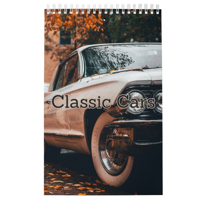 Classic Cars Showcase Collection Wall Calendar (Cover)