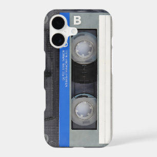 classic cassete tape 80 's transparent black retro