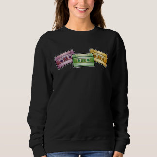 Classic Cassette Tapes For Playing Music 90s Sweatshirt