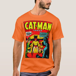 Classic Cat-Man Comics T-shirt