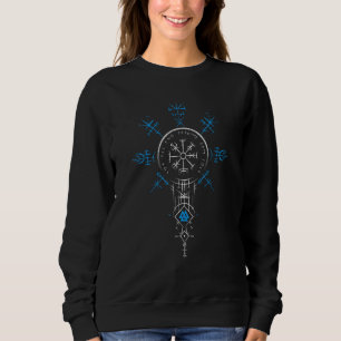 Classic Celtic Viking Vegvisir Compass Viking Sweatshirt