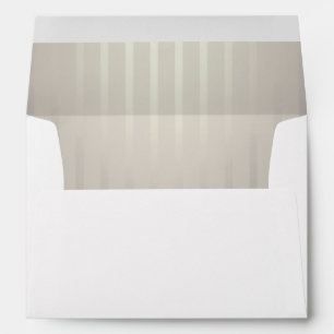 Classic Champagne Beige Ivory Pearl Wedding Envelope