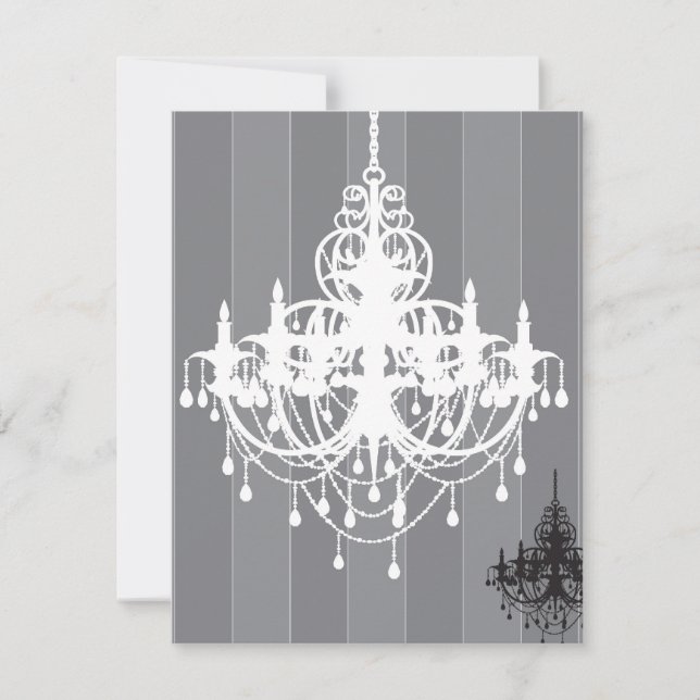 Classic Chandelier Invitation (Front)