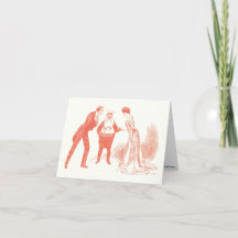 Classic Charles Dana Gibson Christmas Card