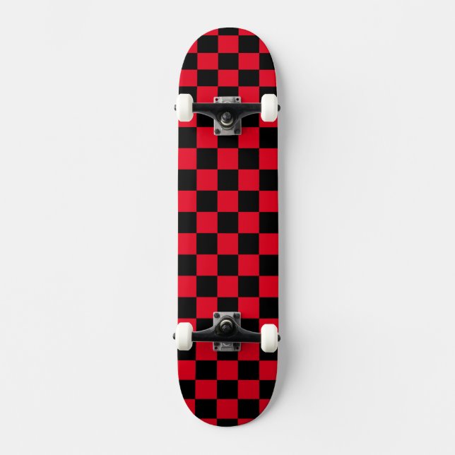 Classic Chequerboard  Skateboard (Front)