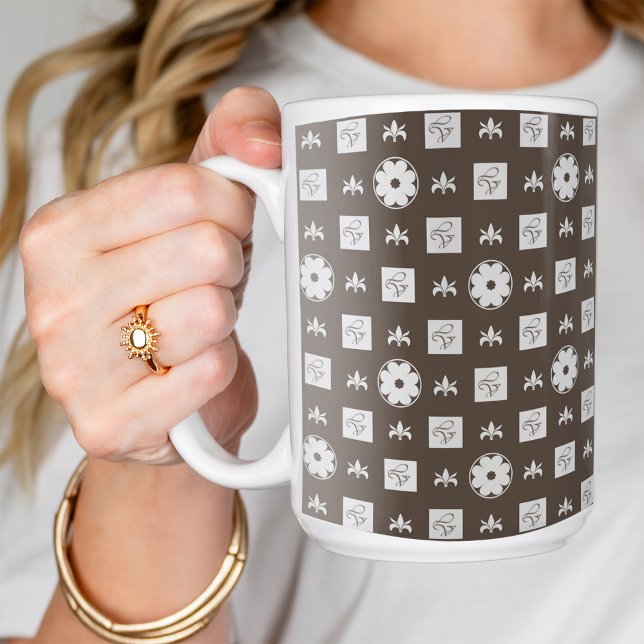 Classic Chequered Pattern Coffee Mug (Creator Uploaded)