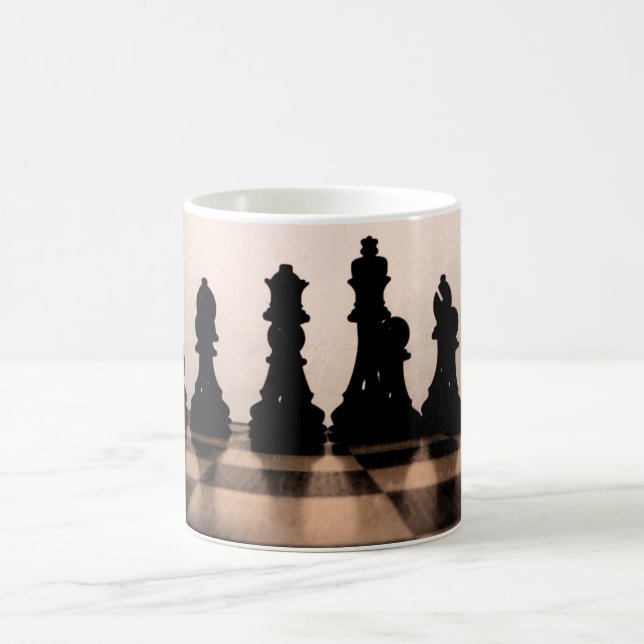 Classic Chess Board Mug (Center)