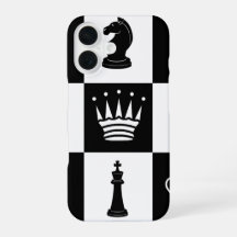 Classic Chess Pieces iPhone 16 Case