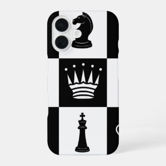 Classic Chess Pieces iPhone 16 Case