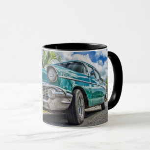 Classic Chevrolet Car Black 11 oz Combo Mug