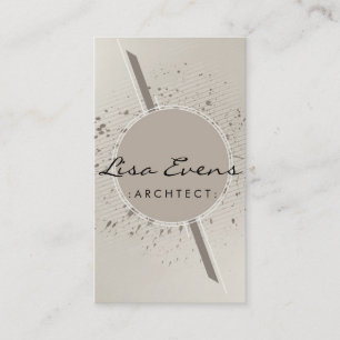 Classic Chevron Pattern Subtle Business Card