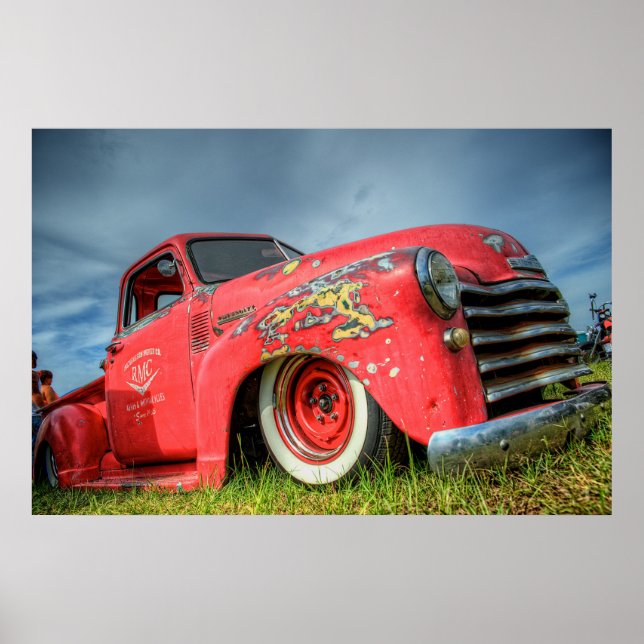 Classic Chevy Pickup Poster (Front)