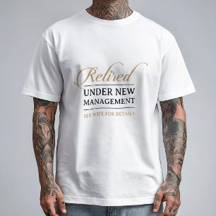 Classic Chic Calligraphy Gold Retired  T-Shirt