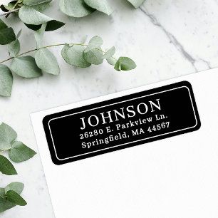 Classic Chic Return Address Label