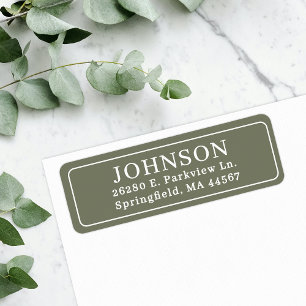Classic Chic Return Address Label