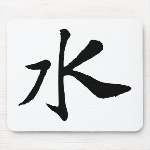 Classic Chinese Calligraphy-Water-#001- Mouse Mat