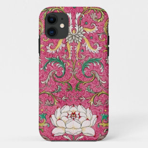 Classic Chinese Tea Time Floral Pattern in Pink iPhone 11 Case