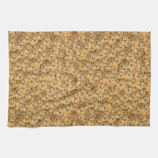 Classic Chocolate Chip Cookies Pattern Towel