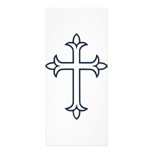 Classic Christian Cross Minimalist Fine Art Rack Card