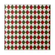 Classic Christmas Argyle Pattern