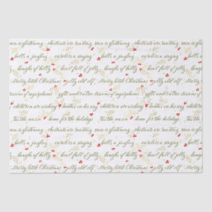 Classic Christmas Carols Tissue Paper