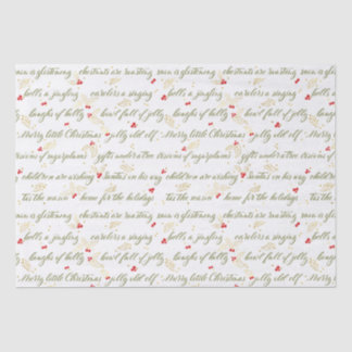 Classic Christmas Carols Tissue Paper