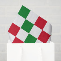 Classic Christmas Chequerboard Pattern