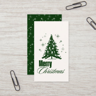 Classic Christmas Gift Tag for Holiday Wrapping
