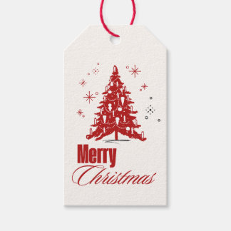 Classic Christmas Gift Tag for Holiday Wrapping