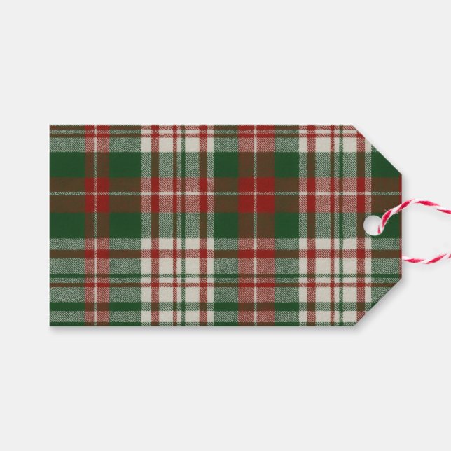 Classic Christmas Gift Tags (Front (Horizontal))