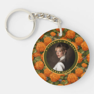 Classic Christmas Gifts Hydrangeans Flower Key Ring