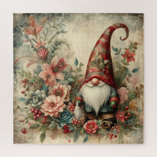 Classic Christmas Gnome Jigsaw Puzzle