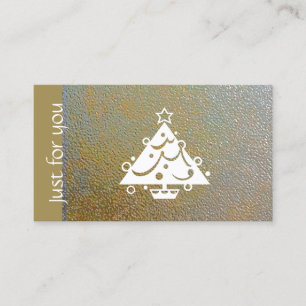 Classic Christmas Gold Silver Gift Certificate