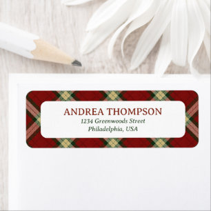 Classic Christmas Heritage Red and Green Plaid