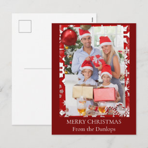 Classic Christmas Holiday Decor Photo 2025 Postcard