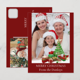 Classic Christmas Holiday Decor Photo 2025 Postcard