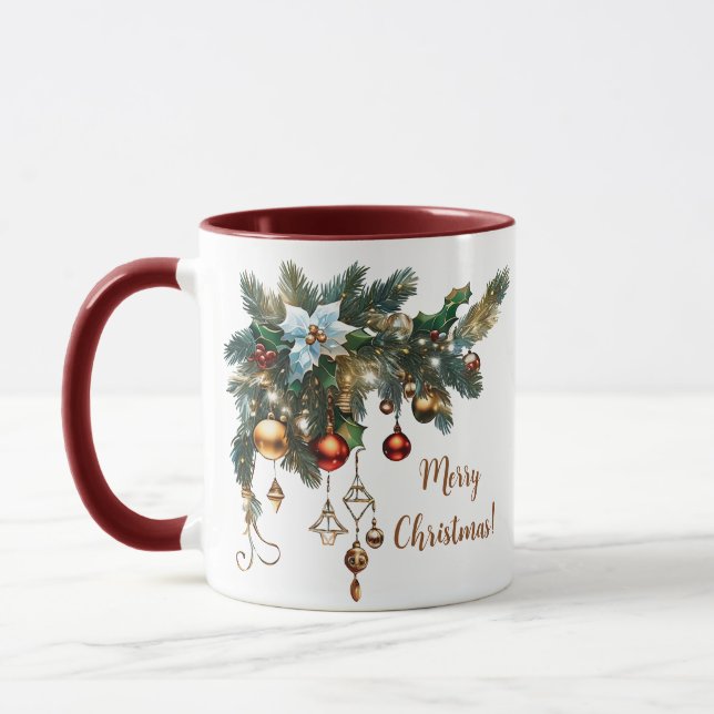 Classic Christmas  Mug (Left)