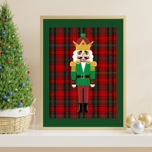 Classic Christmas Nutcracker Art Print