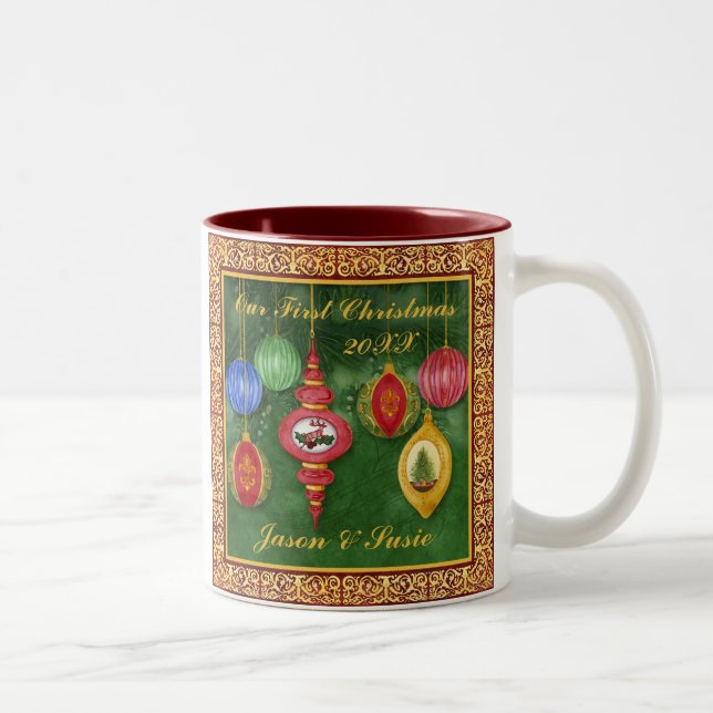 Classic Christmas Ornament 1st Christmas Mug (Right)