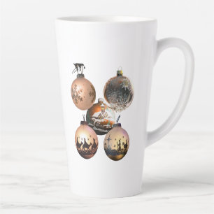 Classic Christmas Ornament Assortment Latte Mug