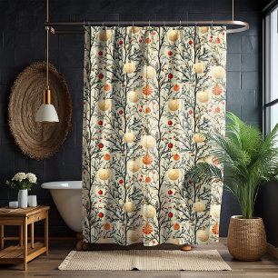 Classic Christmas Ornaments Shower Curtain