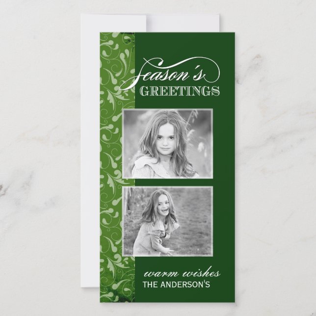Classic Christmas Photo Cards (Front)