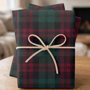 Classic Christmas Plaid Wrapping Paper
